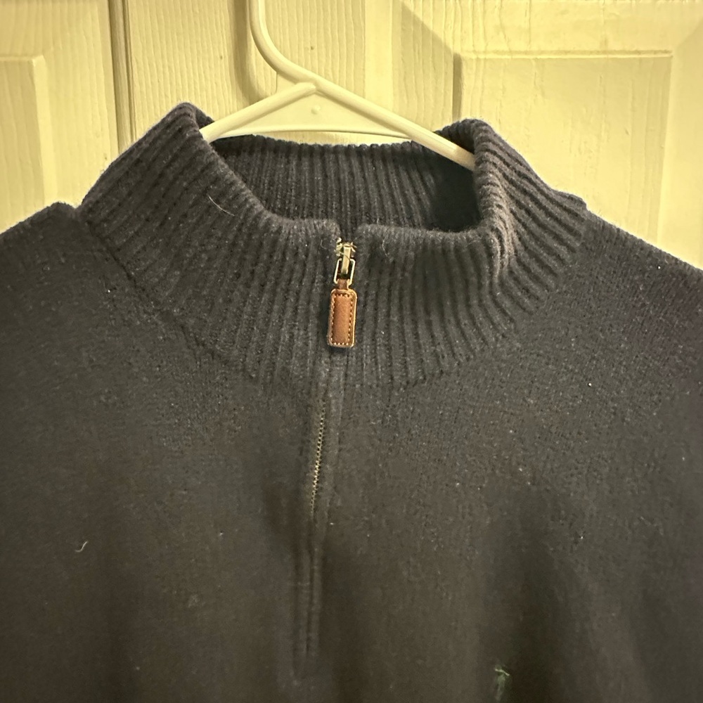 Ralph Lauren Polo Men's Navy Lamb's wool Sweater 4xb
vintage